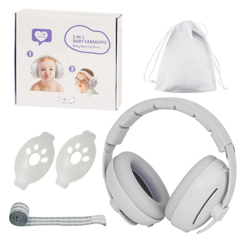 Adjustable Baby Earmuffs for Noise Protection